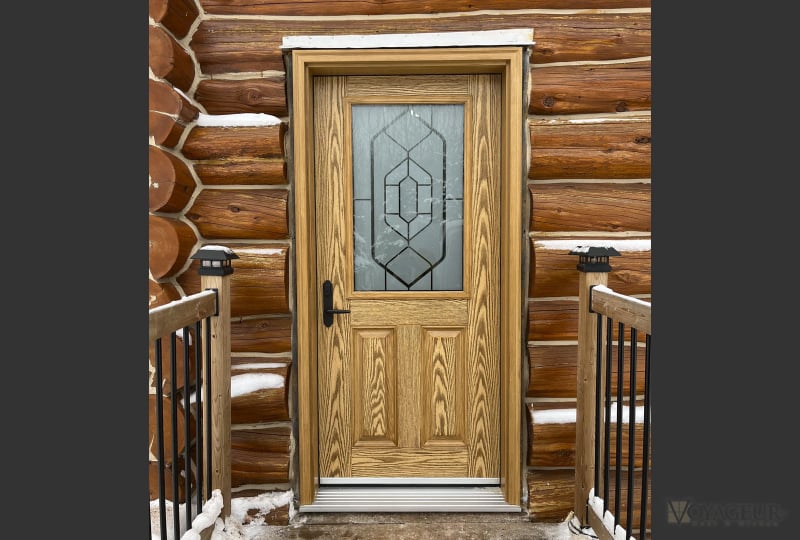 Wood Grain - Log Cabin